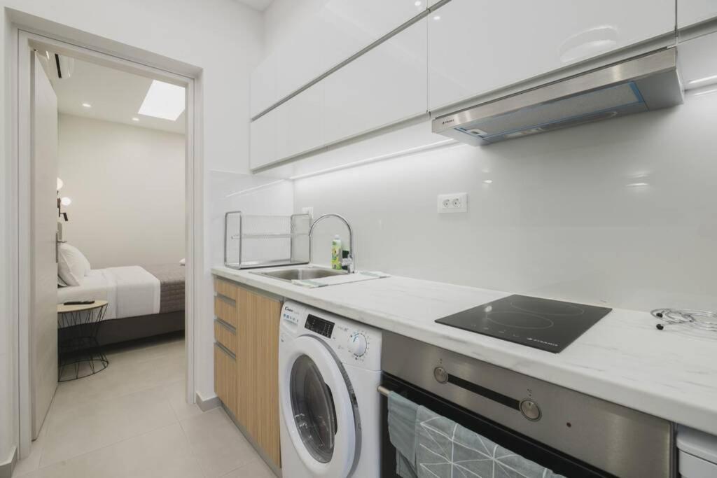 Peris 3 - Central Apt Near Old Town - Ac, Wifi 干尼亞 外观 照片